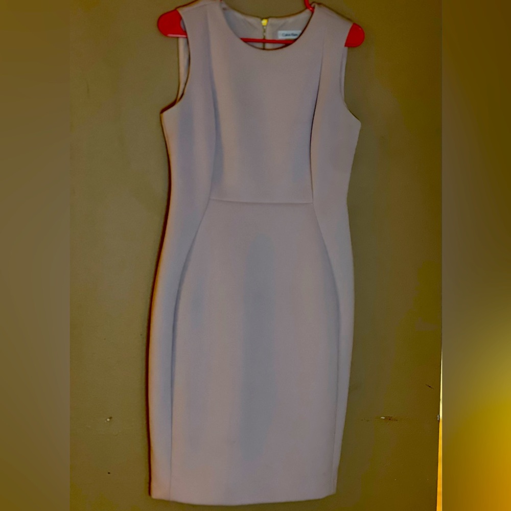 Calvin Klein gorgeous soft pink dress